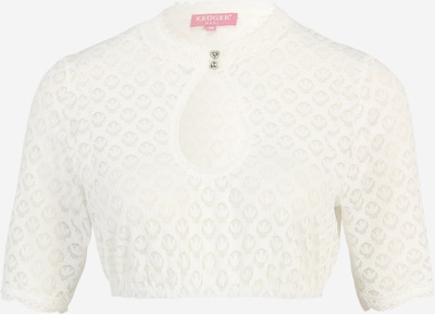 Camicia da donna Krüger Madl di colore bianco lana, Visualizzazione prodotti