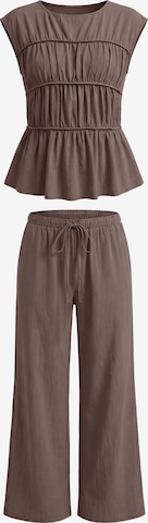 Imily Bela Nohavicový kostým - Hnedá: predná strana