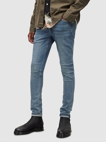 AllSaints Skinny Jeans in Blauw: voorkant