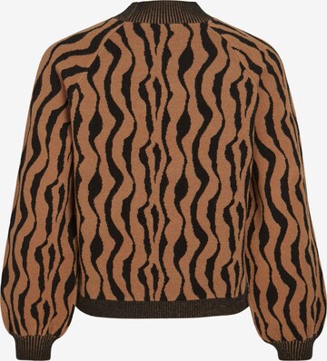 VILA Sweater 'RIL' in Brown