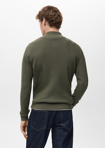MANGO MAN Sweater 'Antiguap' in Green