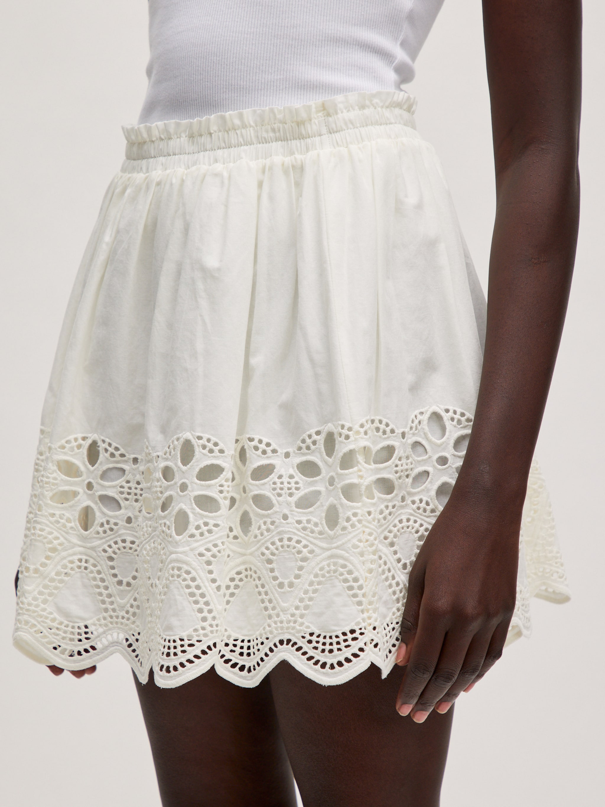 EDITED Produits Jupe 'Quella' blanc