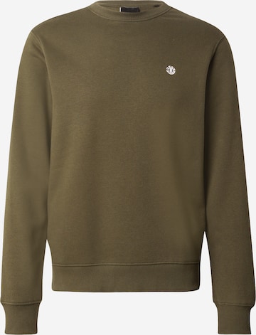 Sweat-shirt ELEMENT en vert : devant