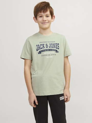 T-Shirt Jack & Jones Junior en vert : devant