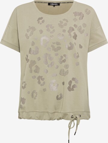 T-shirt Olsen en beige : devant