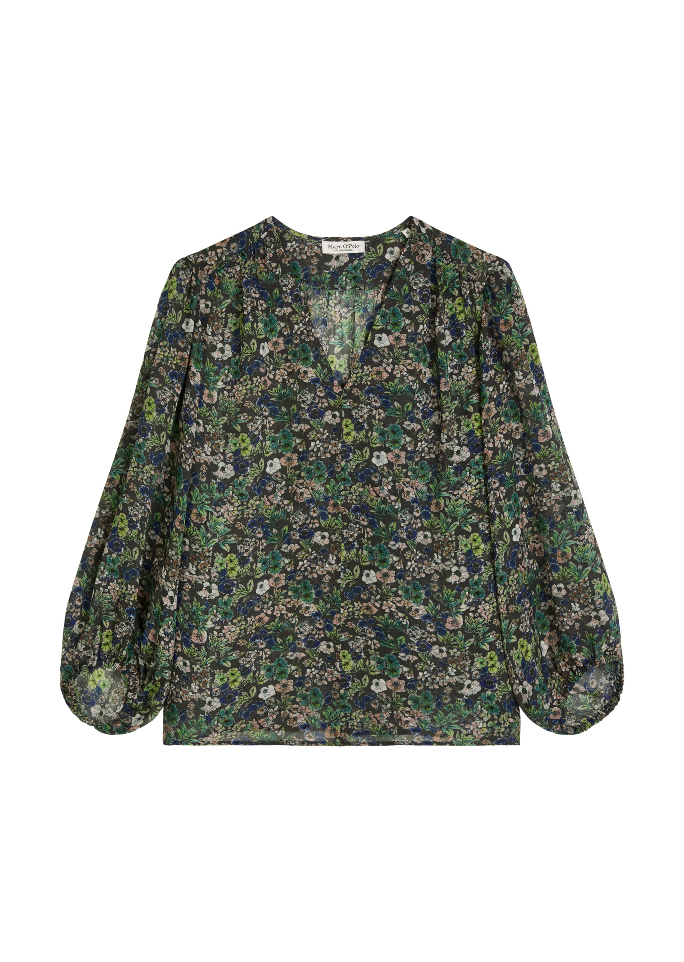 Marc O'Polo Bluse in Braun: Vorderseite