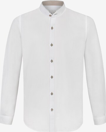 STOCKERPOINT Regular fit Klederdracht overhemd 'Reno' in Wit: voorkant