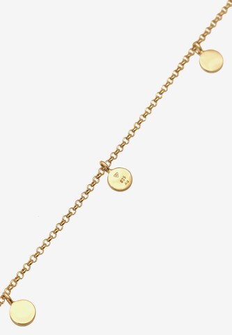 ELLI Necklace 'Boho, Choker, Plättchen' in Gold