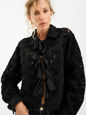 Pieszak Přechodná bunda 'PD-Lexie' – černá: přední strana