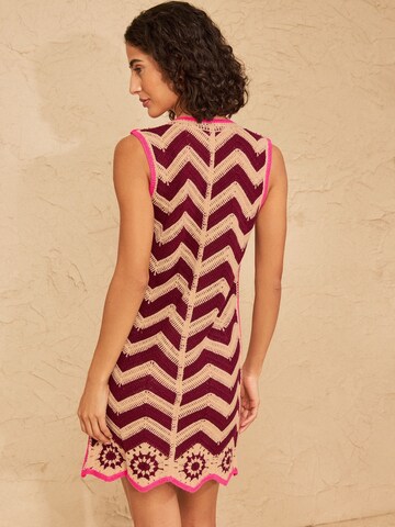 Abito in maglia di love & roses in beige