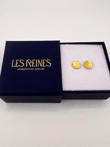 Les Reines Kolczyki 'Petite Hexa' w kolorze złoty