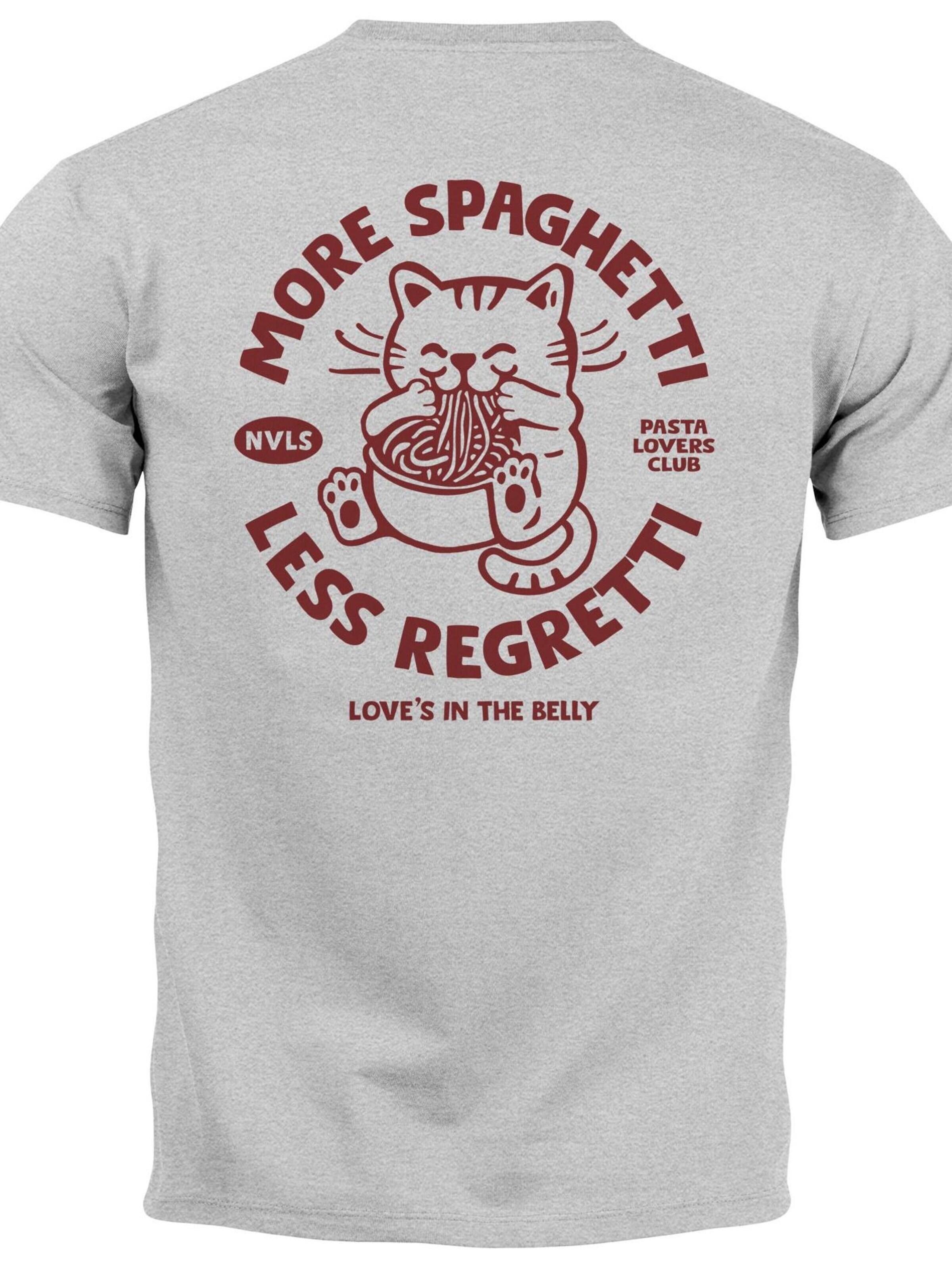 Neverless Shirt 'spaghetti' in Grey