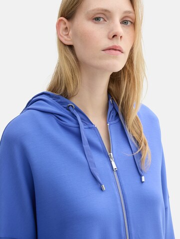 TOM TAILOR Sweatvest in Blauw