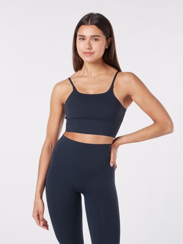 YO-GAYA Bustier Sport bh in Blauw: voorkant