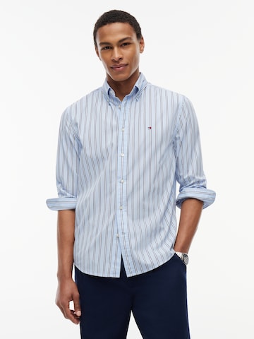 Coupe regular Chemise 'Flex' TOMMY HILFIGER en bleu : devant