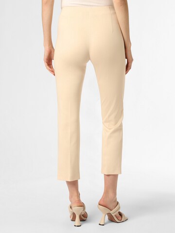 Marc Cain Slimfit Bundfaltenhose in Beige