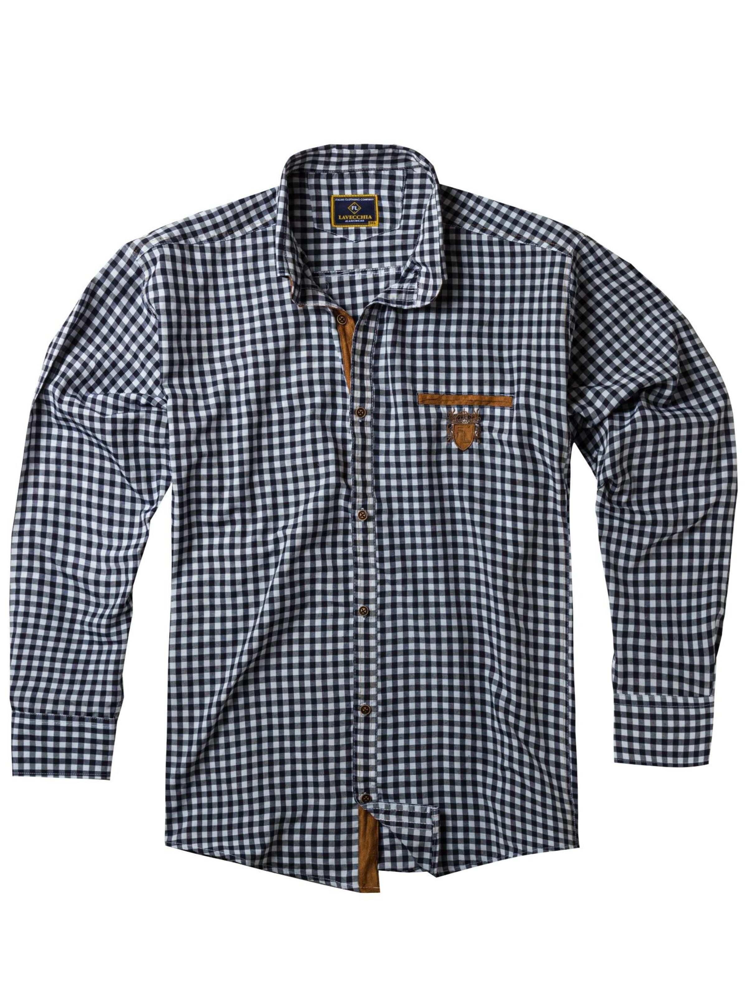 Lavecchia Comfort Fit Hemd‌‌‌‌‌‌‌‌ in Blau