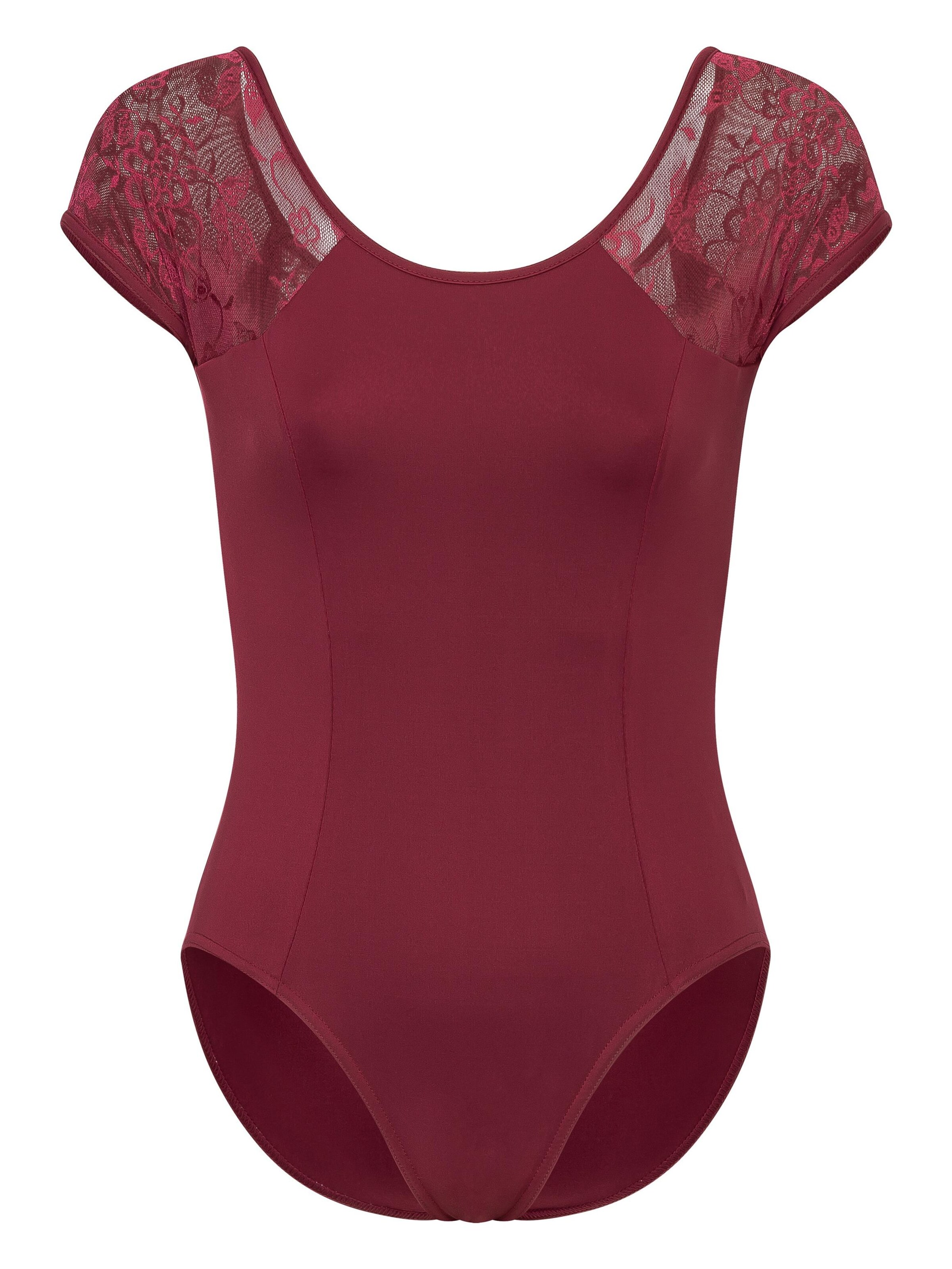 Tanzmuster Sportbody 'Maike'‌‌ in Rot: Vorderseite