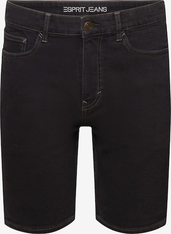 ESPRIT Regular Jeans in Zwart: voorkant