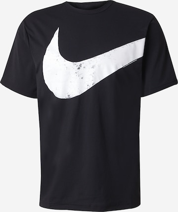 NIKE Funktionsshirt 'Hyverse Swoosh' in Schwarz: Vorderseite