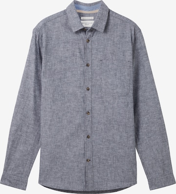 Chemise TOM TAILOR en bleu : devant