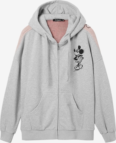 Desigual Sportiska jaka 'Mickey Mouse', krāsa - pelēks / persiku / rozīgs / melns, Preces skats