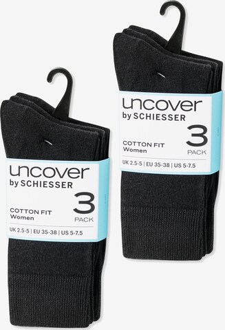 uncover by SCHIESSER Socks in Black