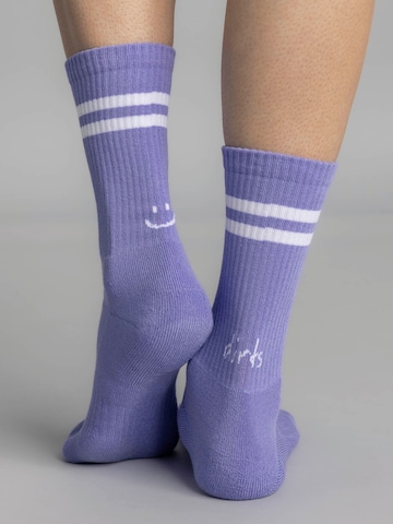Dirts Socken 'Happy Heel Socks'‌‌‌‌‌‌‌ in Lila: Vorderseite