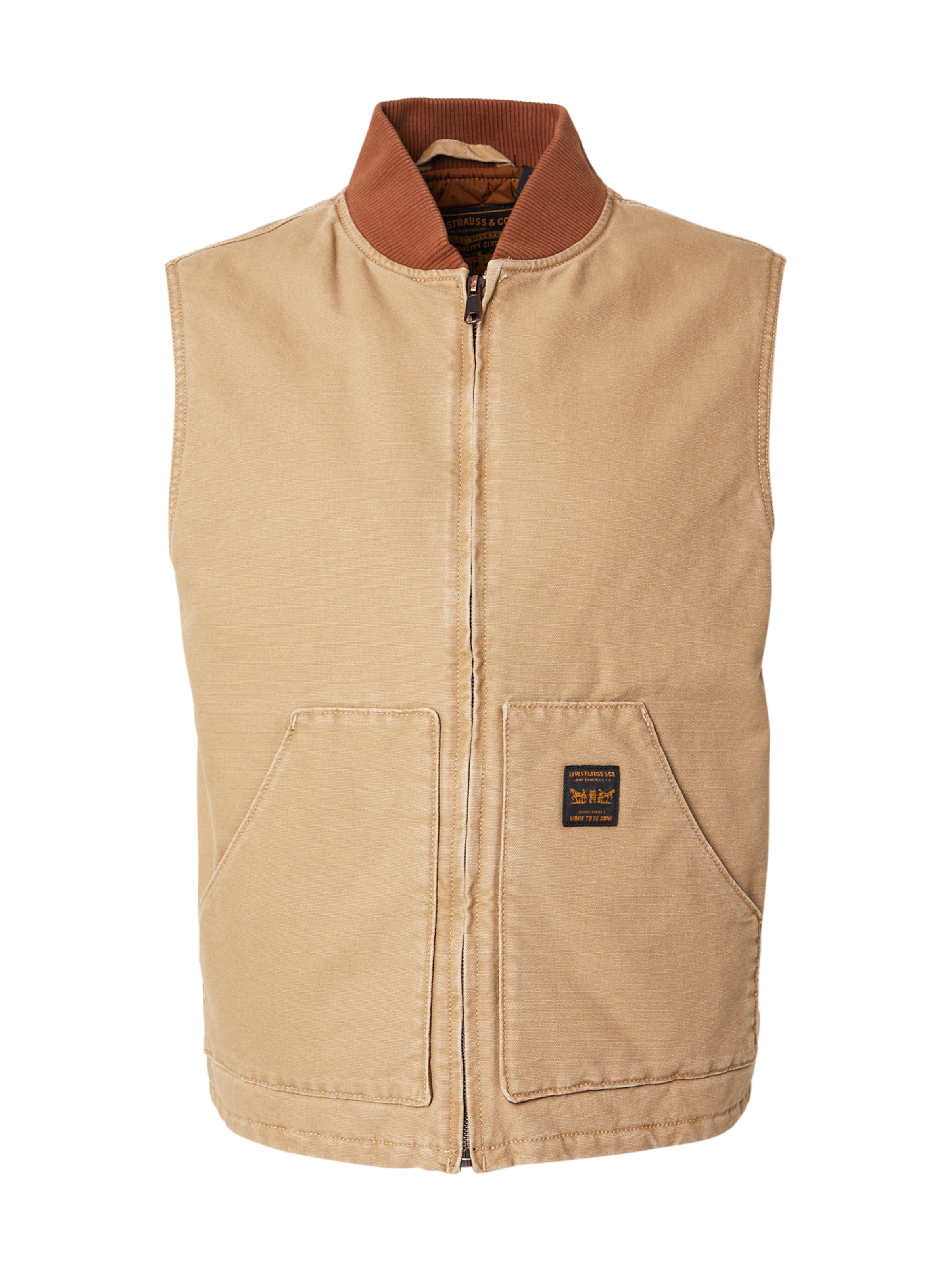 LEVI'S ® Vest 'SANSOME' in Brown: front