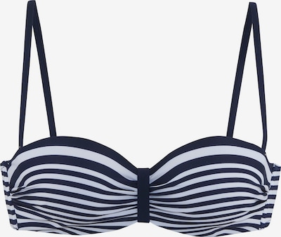 LASCANA Bikini gornji dio u morsko plava / bijela, Pregled proizvoda