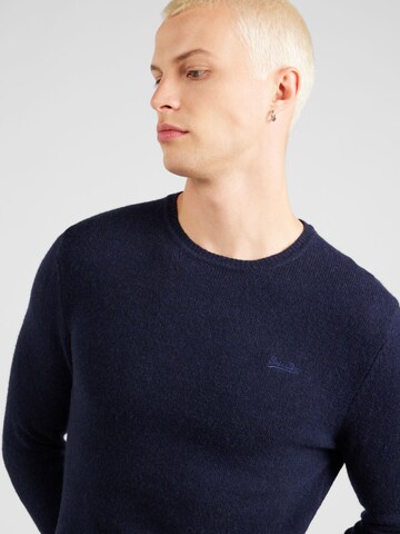 Superdry Pullover  'ESSENTIAL' in Blau