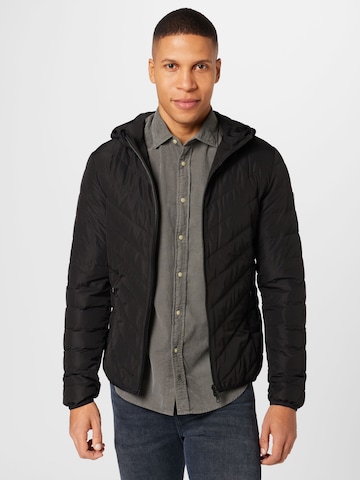 EA7 Emporio Armani Winter jacket in Black: front