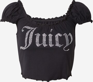 Tricou 'BRODIE' de la Juicy Couture pe negru: față