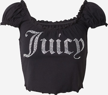 Tricou 'BRODIE' de la Juicy Couture pe negru: față