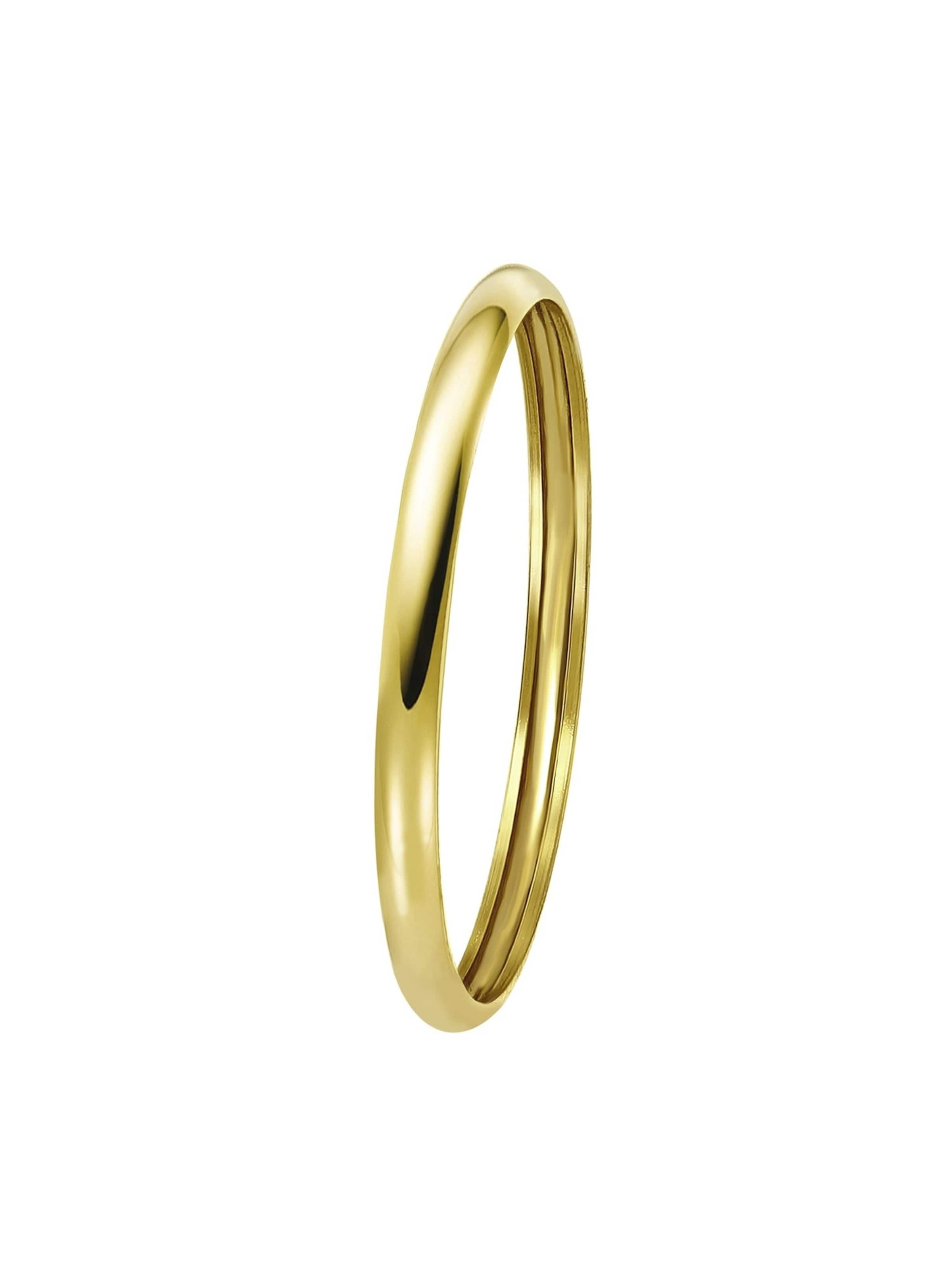 Lucardi Ring 'Klassisch' in Gold: front