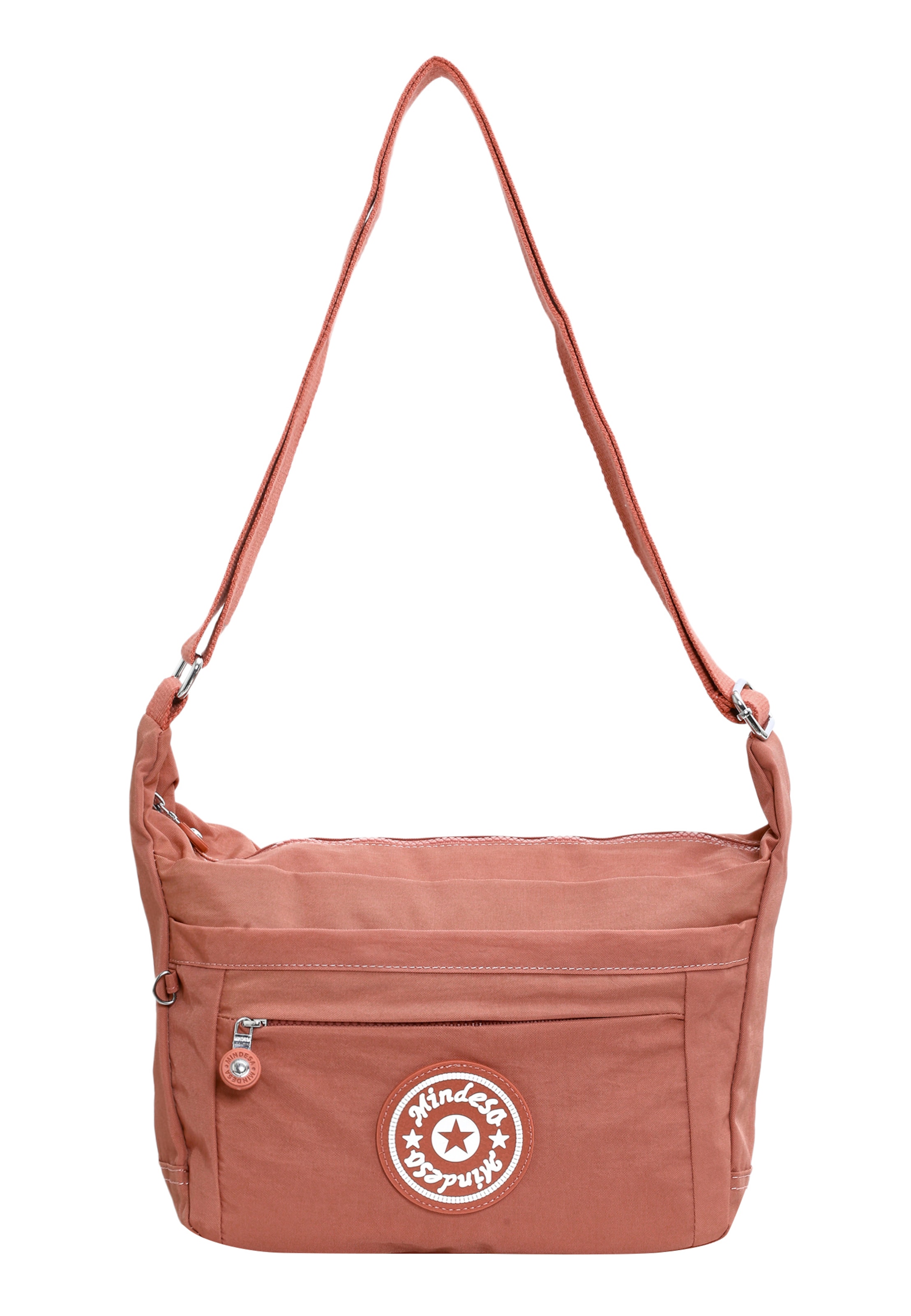 Mindesa - Bolso de hombro en rojo: frente