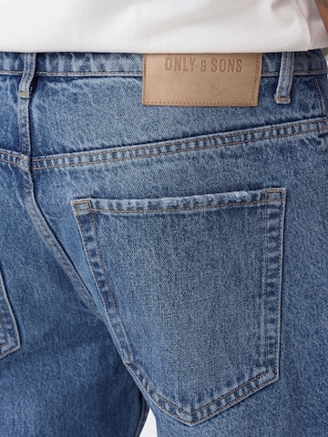 Only & Sons Regular Jeans 'Edge' in Blauw