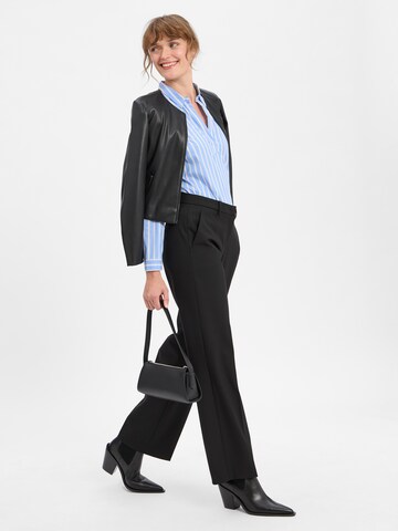Regular Pantalon à pince Cambio en noir