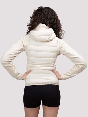 Giacca per outdoor ' Calypso Hybrid Hood ' di JACK1T in bianco