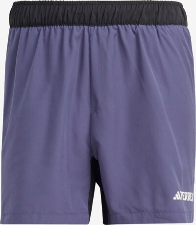 ADIDAS TERREX Pantalon de sport 'Multi' en bleu violet / noir / blanc, Vue avec produit