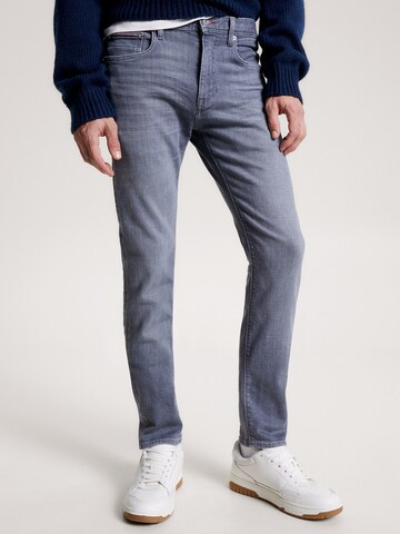 TOMMY HILFIGER Slimfit Jeans 'Bleecker' in Grau