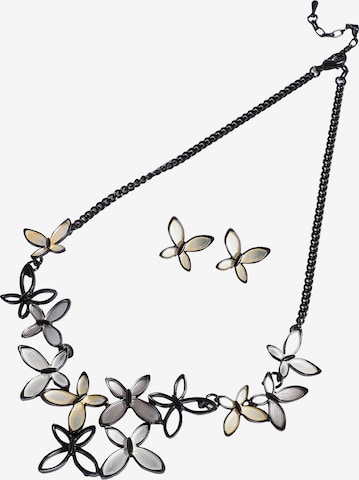 Parure de bijoux SOHI en noir : devant