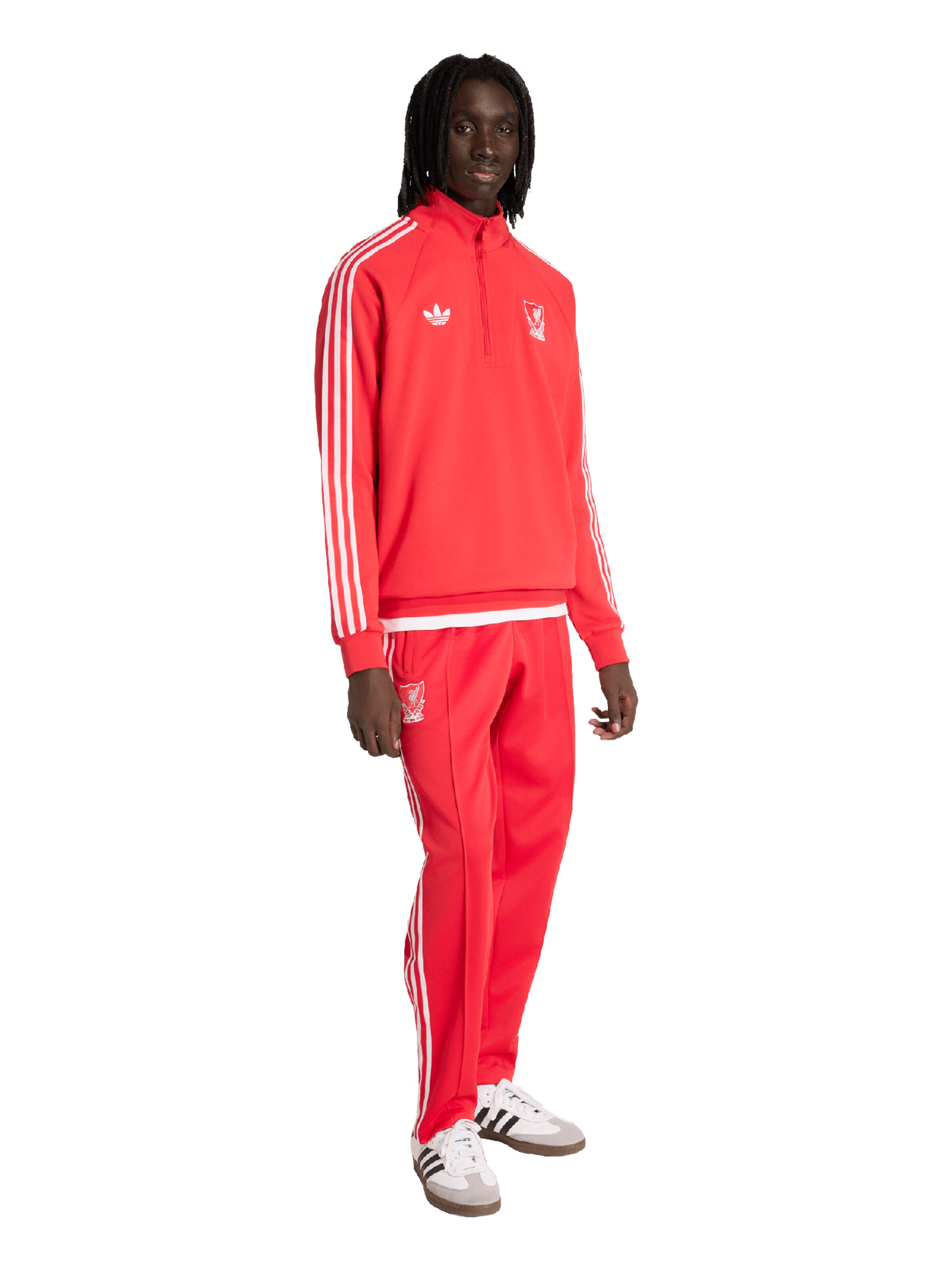 raudona ADIDAS PERFORMANCE Sportinio tipo megztinis 'LFC'