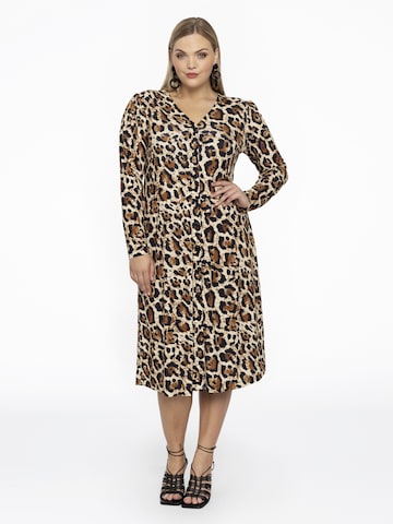 YOEK Dress in Brown