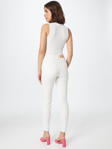 Nasty Gal - Skinny Calças de ganga em branco