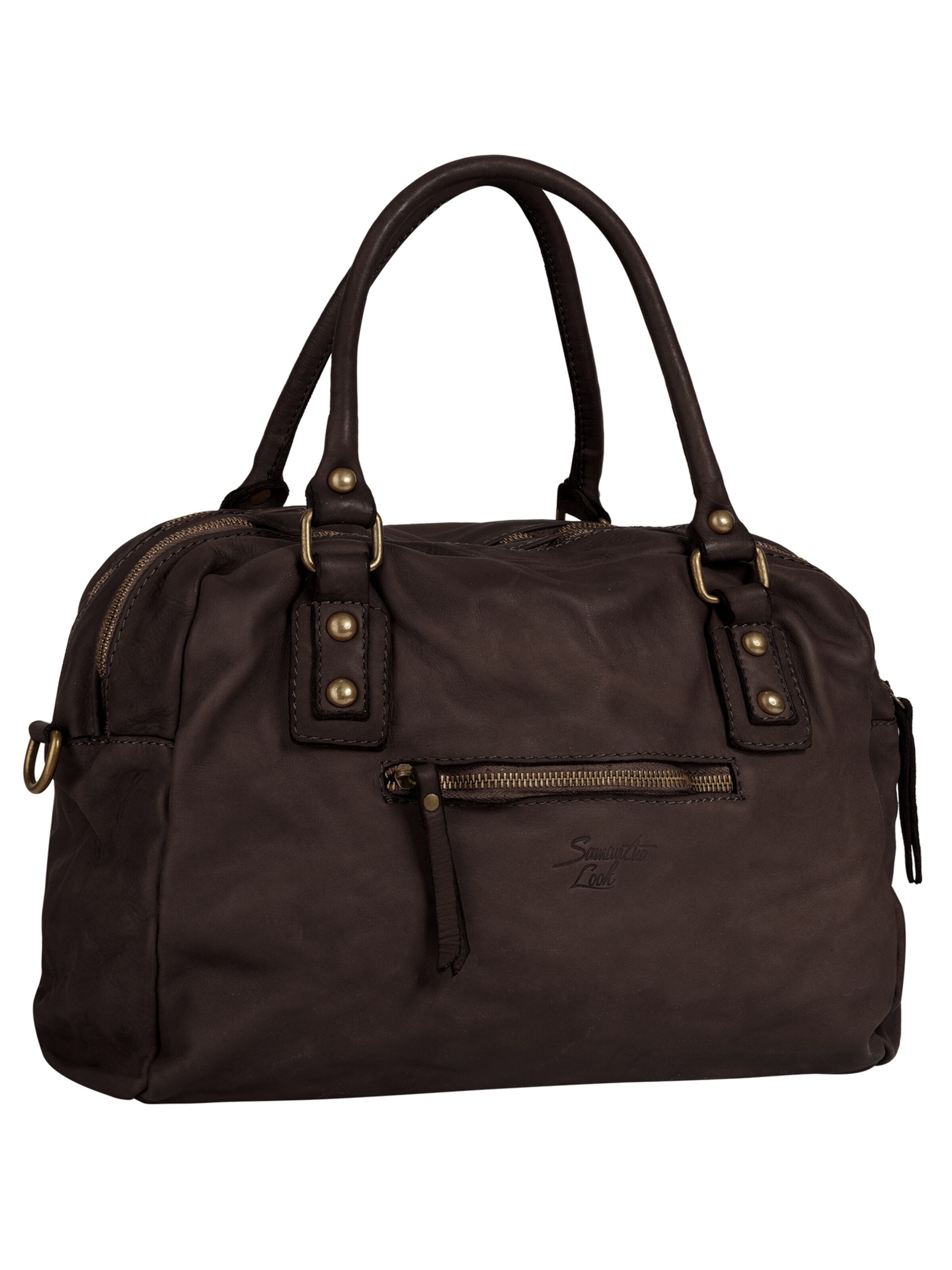 Cabas Samantha Look en marron : devant
