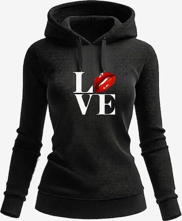 RMK Sweatshirt 'Love' in Schwarz: Vorderseite