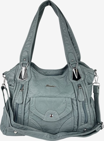 Kumixi - Bolso de hombro en azul: frente