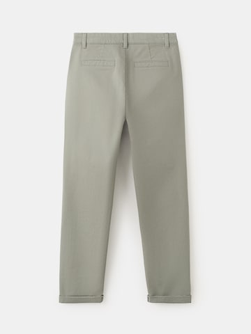 MANGO KIDS Slimfit Hlače 'RPICCOLO' | zelena barva