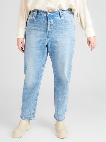 Levi's® Plus Bootcut Jeans 'PL 501 Jeans For Women' i blå: framsida